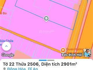 Bán đất tôn thất tùng, đông hòa, dĩ an, tphcm