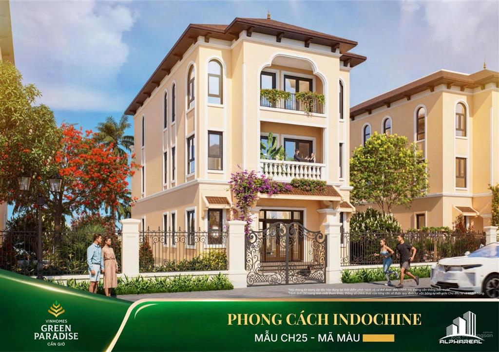 Bán biệt thự view đẹp tại vinhomes green paradise,  200 m2