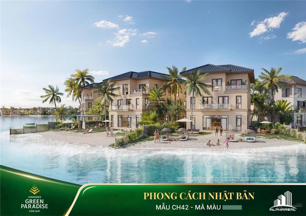 Bán biệt thự view đẹp tại vinhomes green paradise,  200 m2
