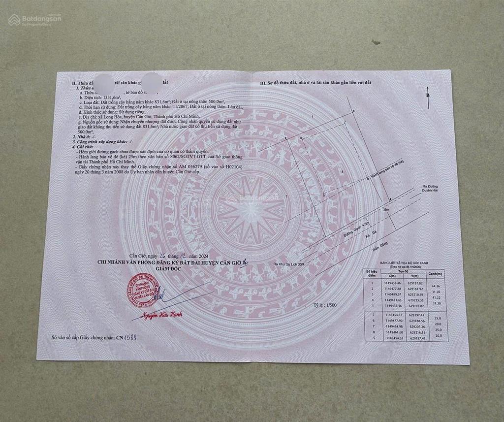 Bán đất đối diện dự án vin, ngay cổng chính vào dự án vin, nhà ga metro 39ha