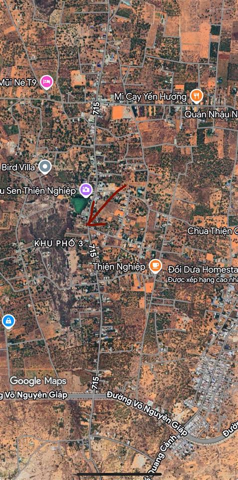 Hàng cực hiếm đường 715 thiện nghiệp, vị trí trung tâm ( giá chỉ 3tr/m2 )