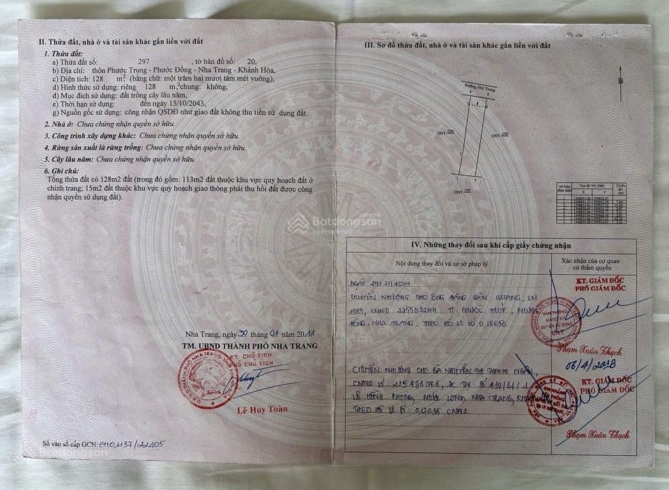 Bán nhà đất mặt tiền lư giang, phước đồng, nha trang