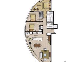 Cần bán gấp căn hộ 3 phòng giai đoạn 1, đã có sổ, giá 13 tỷ, layout tròn