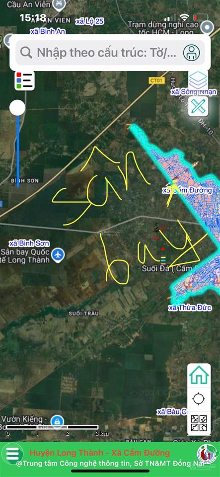 Bán đất mặt tiền sân bay long thành, 769e, đất quy hoạch tmdv