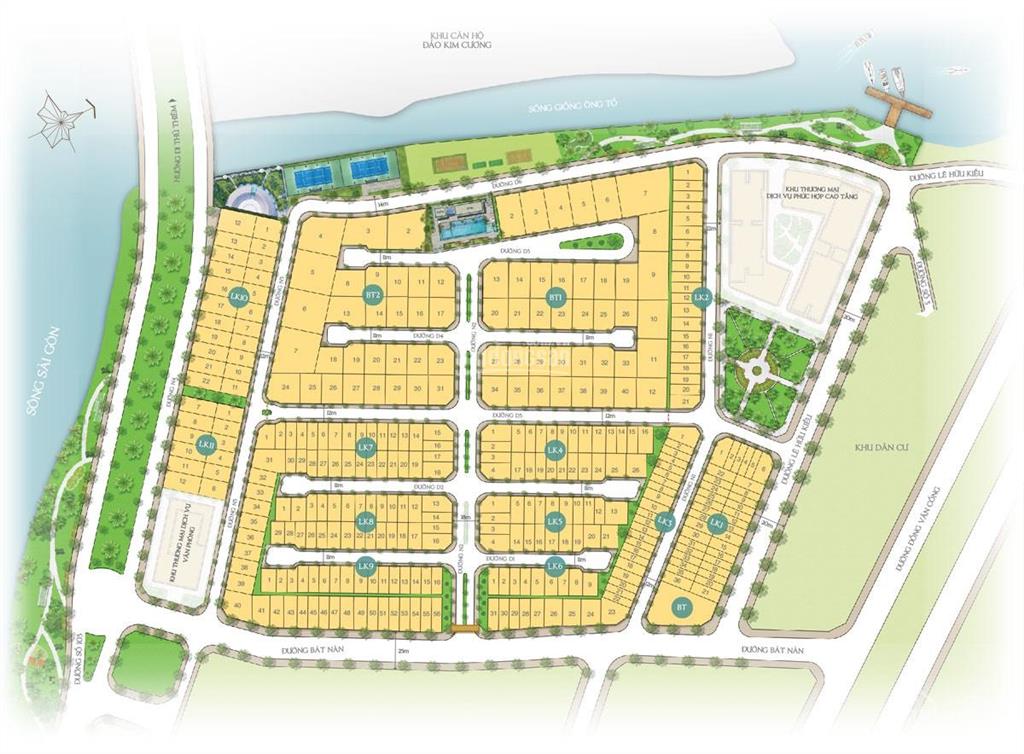 Bán gấp đất nền sài gòn mystery quận 2 liền kề đảo kim cương 7x18m, giá 265tr/m2 full thuế phí