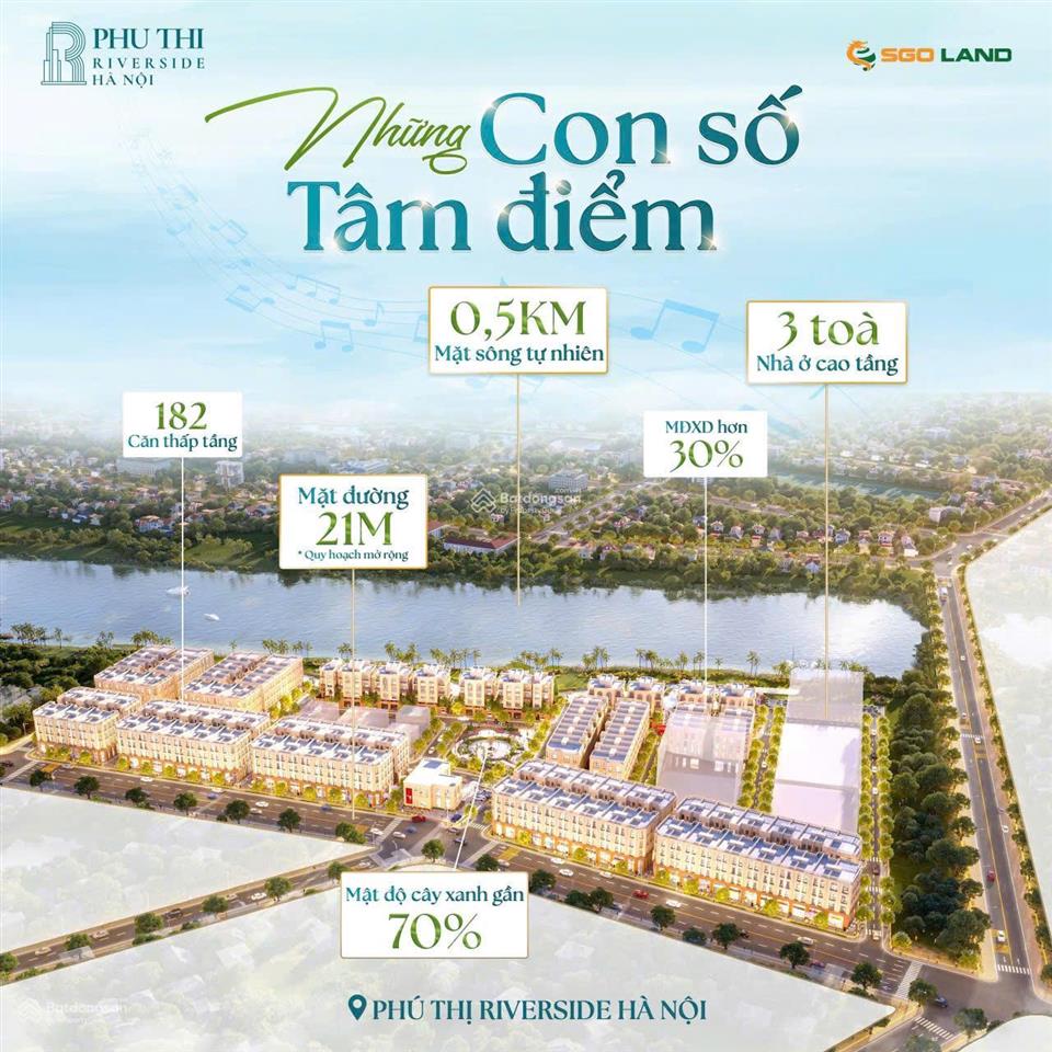 Độc quyền phú thị riverside gia lâm sở hữu chỉ với 3.6 tỷ (full giá 11 tỷ cả đất + nhà 4 tầng)