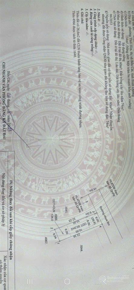 Đất mặt tiền thới hoà 18, giá rẻ