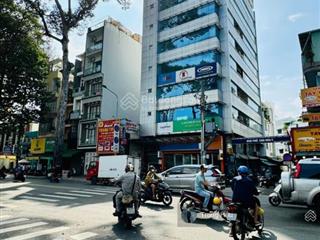 Tòa building mt 133 nguyễn chí thanh quận 5. dt 12 x 23m  hầm + 10 tầng. hđt 600 triệu
