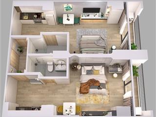 Bán căn dual key (2 căn studio cạnh nhau) giá full 4.35 tỷ chung cư grand sunlake văn quán