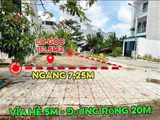 Góc 2 mặt tiền đường 20m2 khu dân cư tam đa q9 tp thủ đức
