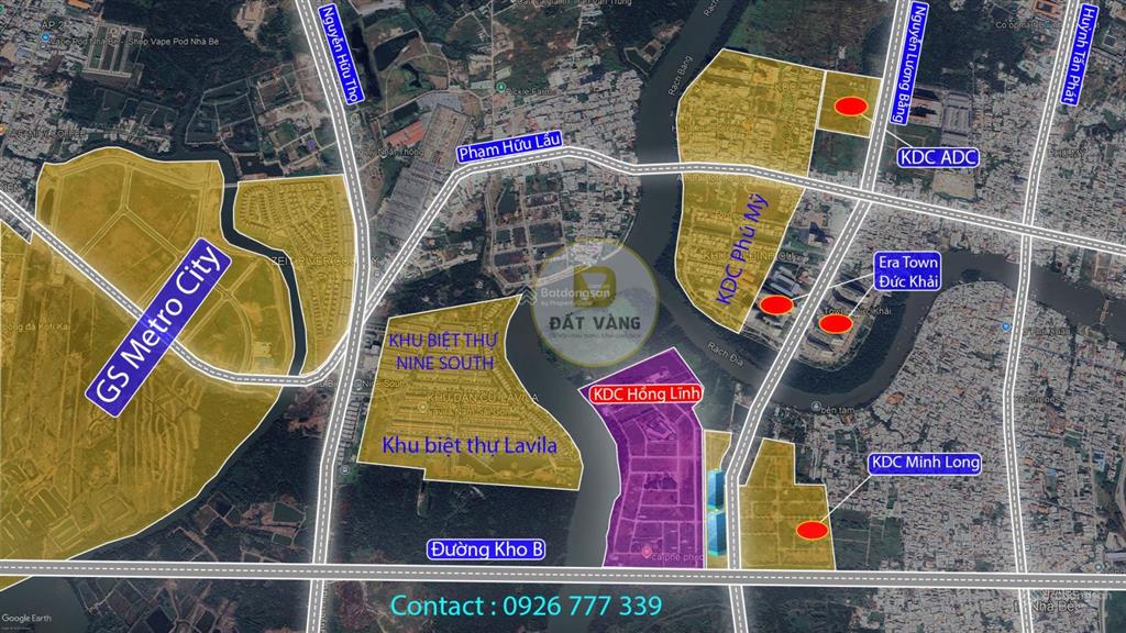 Nền biệt thự hồng lĩnh 200m2, đường 20m, giá 25.5tr/m2 (bao sang tên) liền kề q7 và tuyến metro