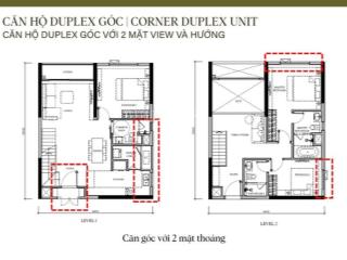 Chính chủ bán căn duplex góc tầng cao  the senique gia lâm, 133m², view bể bơi & nhà hát gia lâm