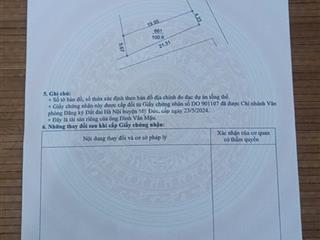 Cần bán lô góc 2 mặt thoáng xã tuy lai huyện mỹ đức hà nội