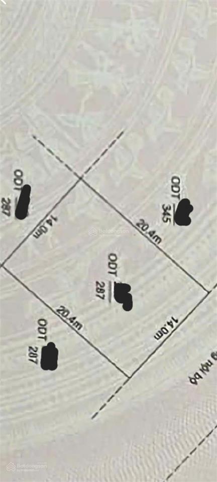 Bán gấp view sông lớn gần vinhomes 287m2 mt 14m 20 ô tô đô thị sinh thái 8 tỷ tl, 0961 503 ***