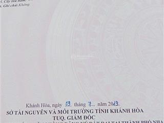 Bán 2 lô đất tại tổ 14 tây nam, p. vĩnh hải, tp. nha trang
