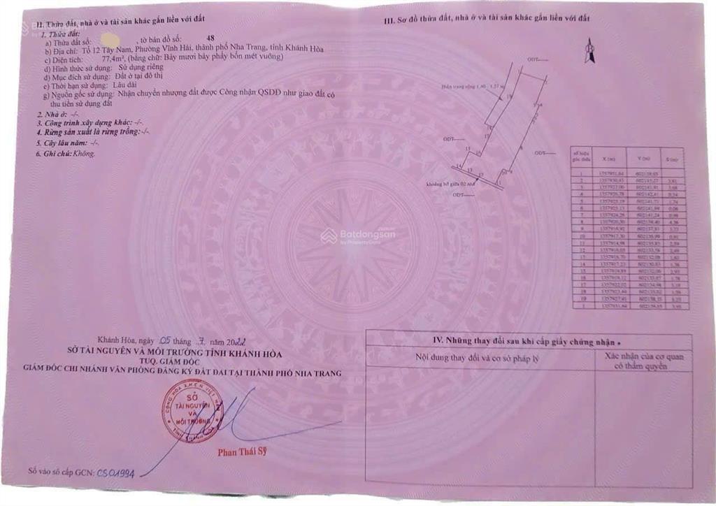 Bán nhà 1 trệt 1 lầu hẻm nguyễn khuyến, p. vĩnh hải, nha trang