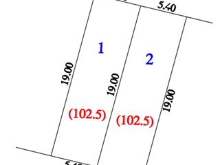 Bán đất tại xã nam phong, phú xuyên, hà nội, 2,5 tỷ, 102,5 m2, mặt tiền 5,4m