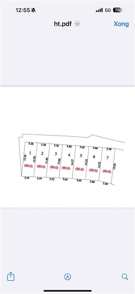 Bán đất tại xã hồng thái, 1,4 tỷ, 80 m2, mặt tiền 5,48m