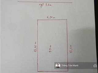 Bán gấp lô đất vàng 99m  mặt tiền 7m  trung tâm mễ trì  ngõ rộng 3.5m  nở hậu  giá đầu tư!