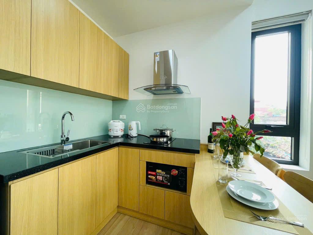 Chính chủ ct căn hộ mới 100%  full nội thất  1pk 1pn ngõ 3m đội cấn ba đình  có thang máy balcon