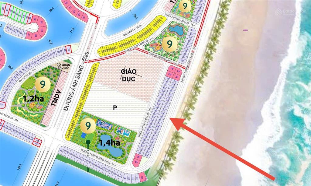 Căn biệt thự song lập view trực diện biển , view nhìn về toà tháp 108 tầng giá 36.95 tỷ