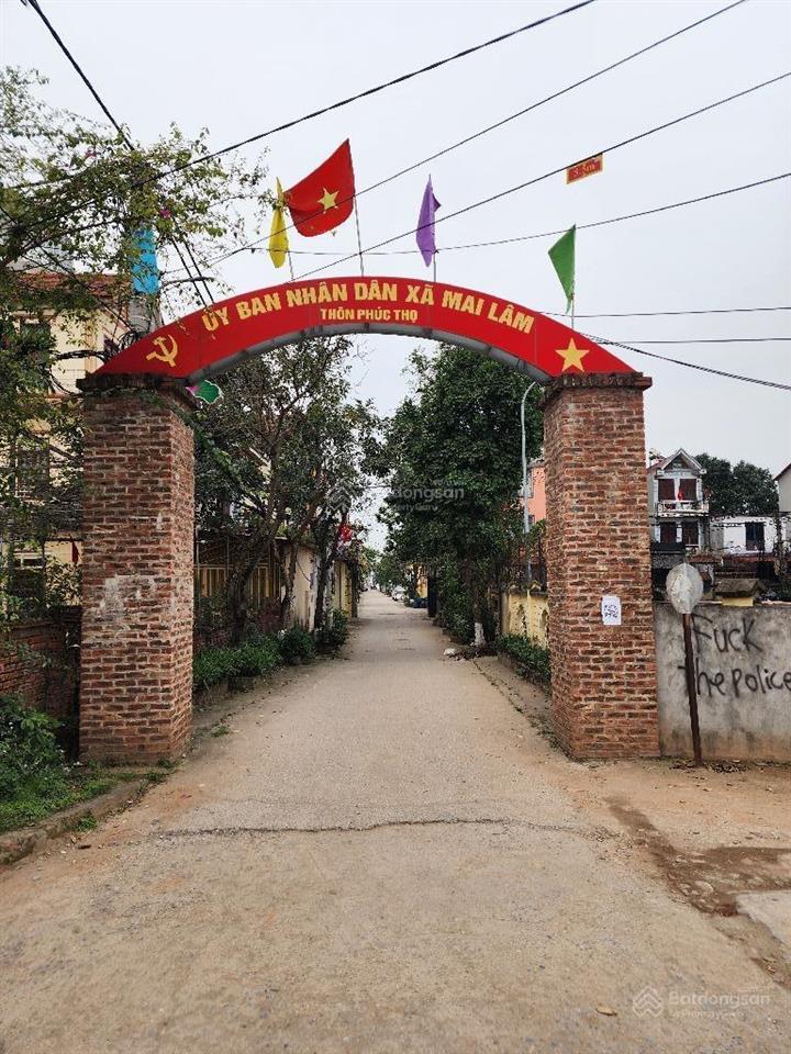 Bán đất đẹp xuất sắc tại xã mai lâm, đông anh, hà nội, 7,5 tỷ, 100m2. lô 2 mặt thoáng.
