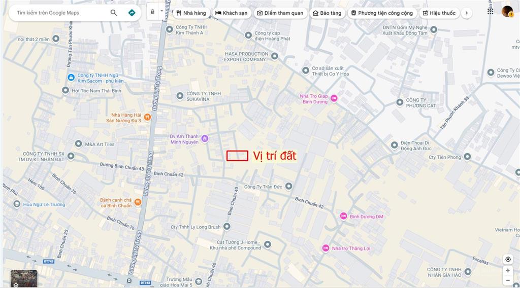 Bán đất 4x16m, đường n1 kdc lê phong bình chuẩn 1 p. bình chuẩn