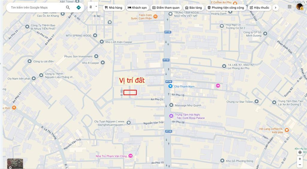 Bán đất 4x18m, đường d1 kdc lê phong an phú 2 p. an phú