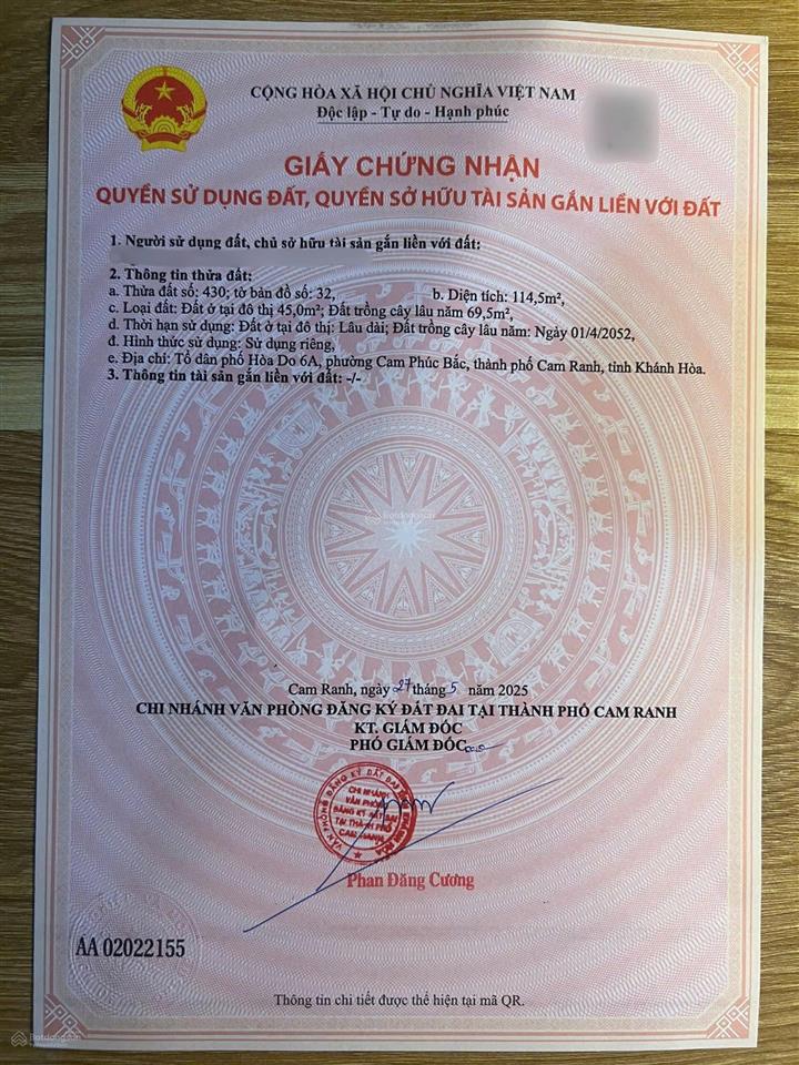 Bán đất thổ cư tổ dân phố hoà do 6a
