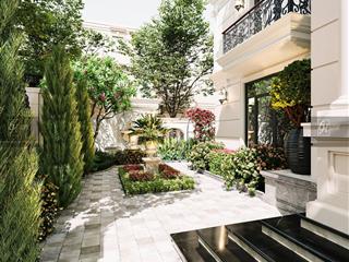 Biệt thự công viên cầu giấy  đường lớn 5 làn xe ô tô  330m2, hầm  mặt tiền 16,5m  120 tỷ