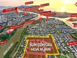 Bán nhanh lô đất mặt tiền đường lê sỹ, trung tâm hoà xuân, giá chỉ 7 tỷ 8