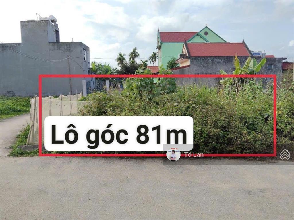 Bán gấp lô góc khu chung cư bính nằm trên trục đường đấu giá bái ngoài giảm 400tr cho kh sang tên