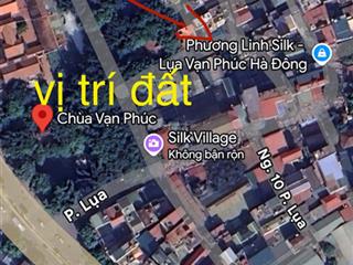 Chính chủ gia đình tôi bán mảnh đất nở hậu trung tâm hà đông miễn trung gian môi giới