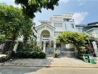 Định cư bán biệt thự compoud nhiều mảng xanh đường nb thân văn nhiếp 120m2(7x17)4 tầng gía 26,5 tỷ