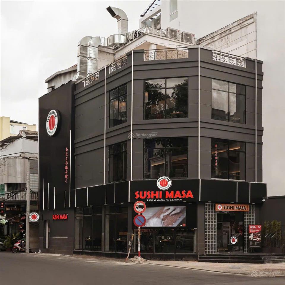 Siêu phẩm góc 2 mt khan hiếm võ văn tầnđoạn 2 chiều đẹp nhất 8x18m3 tầng hđt 200 tr giá 105 tỷ