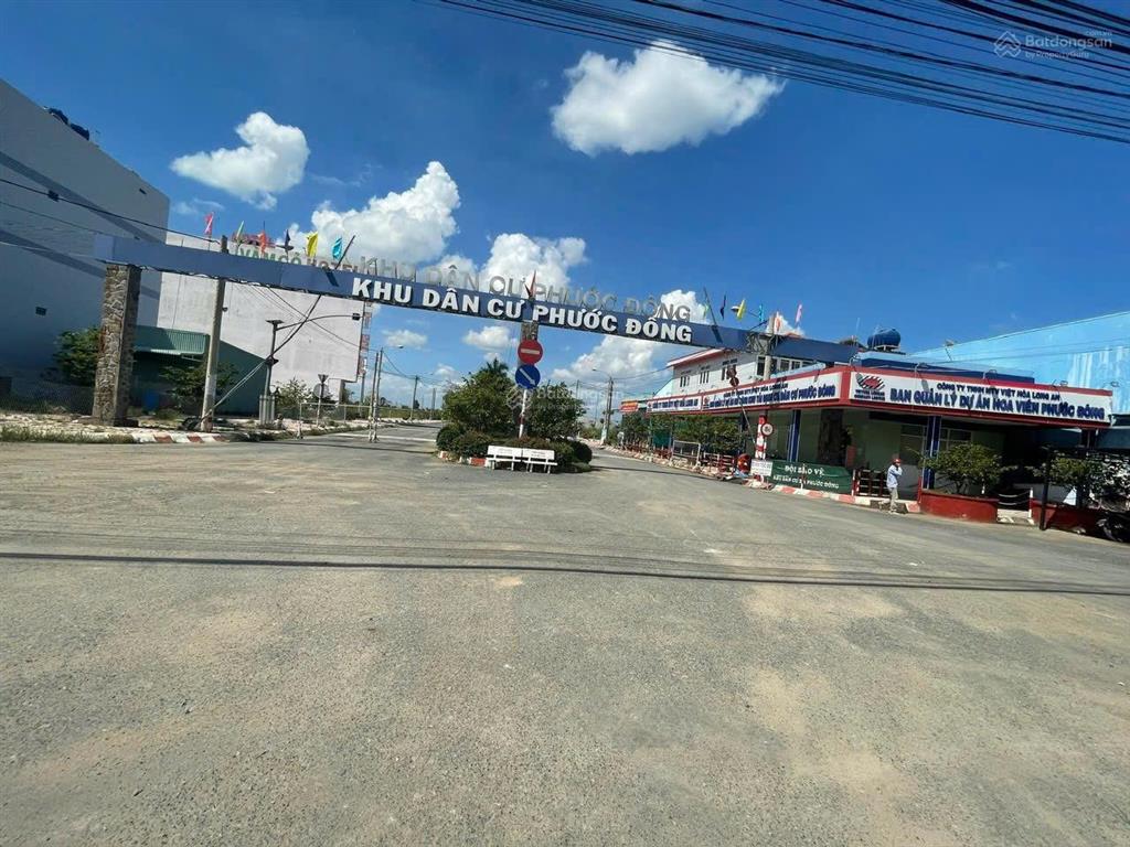 Mở bán khu dân cư phước đông giá chỉ 1tỷ599 100m2 ngay quốc lộ 50