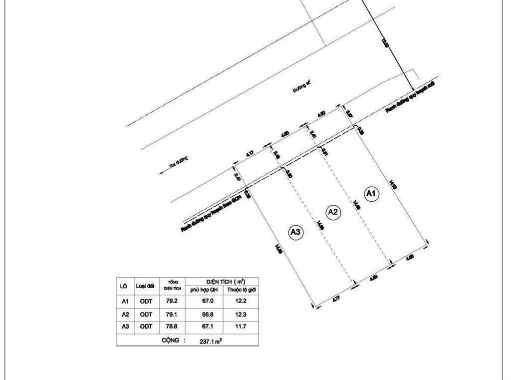 Bán lô mặt tiền đường số 3 tam bình thủ đức  79m² (4.77m x 16.52m)  mặt tiền kinh doanh