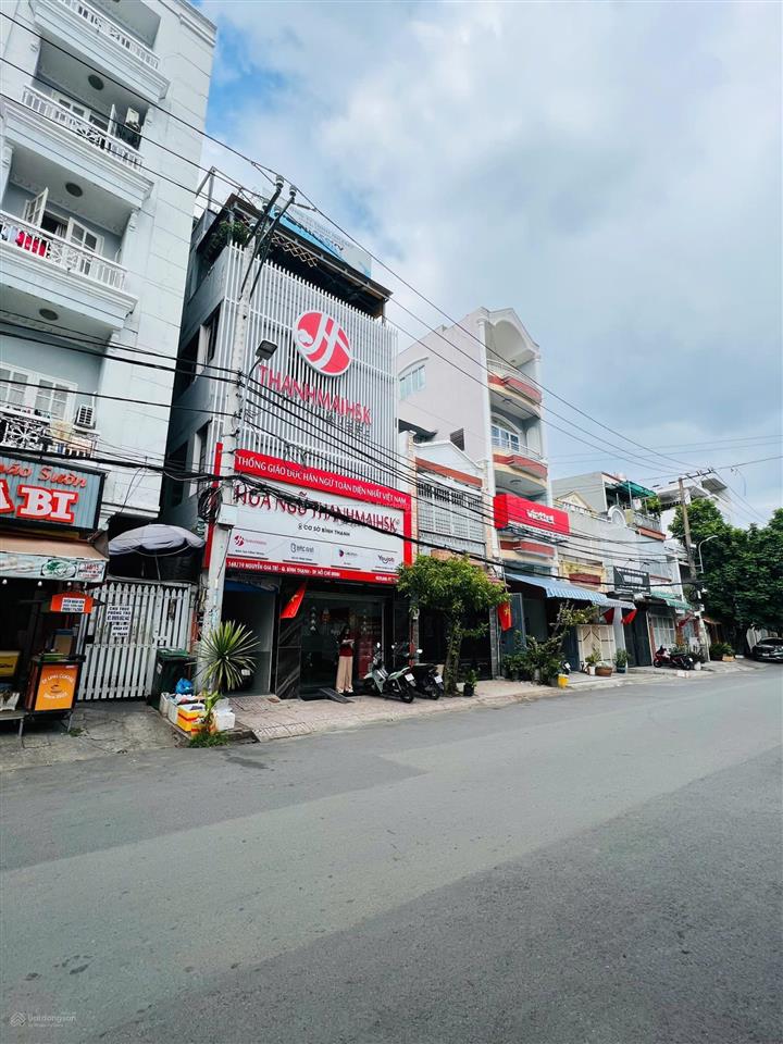 Bán nhà đường nguyễn gia trí, p25, bình thạnh  dt 6x20m  5 tầng thang máy  hdt 80tr/th  27.9 tỷ
