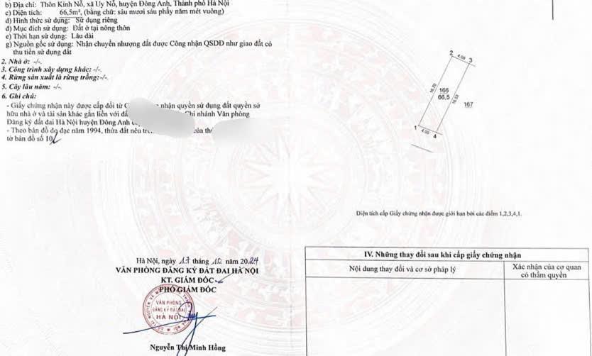 Bán đất đẹp kính nỗ  uy nỗ  đông anh