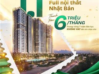 Căn hộ full nội thất đức kinh doanh & ở, thanh toán siêu nhẹ, cố định 6 triệu/ tháng không cần vay