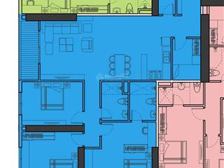 Bán căn bid residence tố hữu, 3pn, 2vs, 143,1m2, loggia rộng rãi thư gian, tầng trung thoáng mát