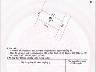 Bán đất tại xã an phú, mỹ đức, hà nội, giá ưu đãi 930 triệu, 150m2
