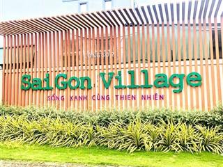 Bán đất nền long hậu. dự án sài gòn village. pháp lý sổ hồng riêng