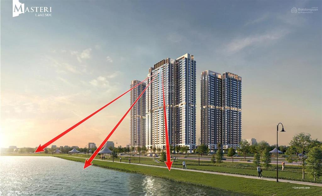Căn hộ cao cấp tại masteri lakeside 2pn 2wc 72m2, view công viên và hồ 28.5ha