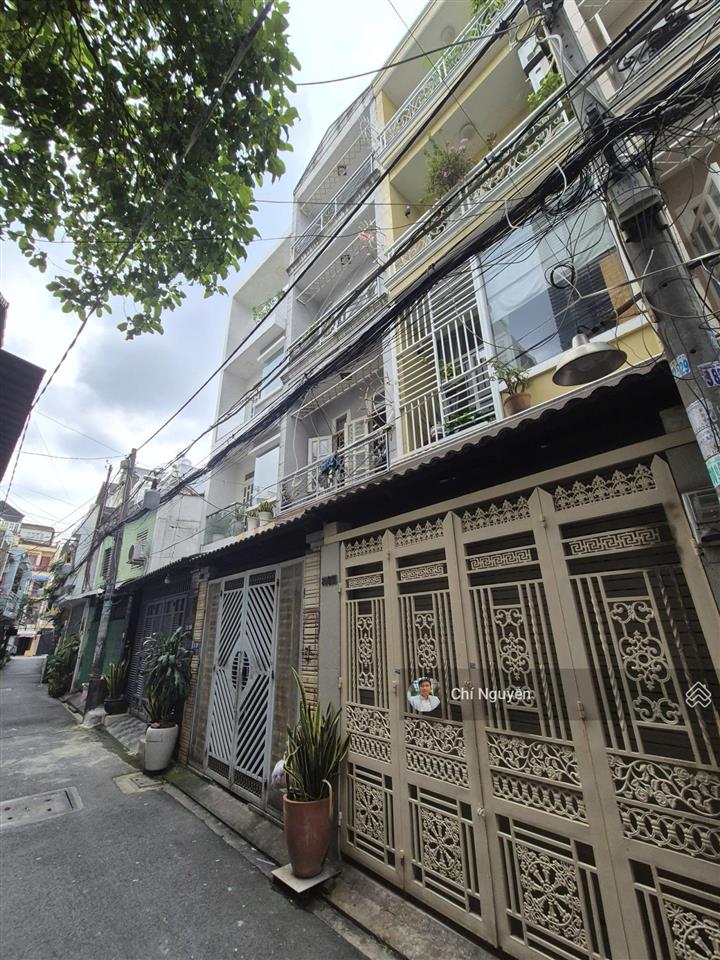 Bán nhà 4 tầng, 3.5x15m, 52m2, hxh thông đồng xoài, bình giã, phường 13, chỉ 9 tỷ tl