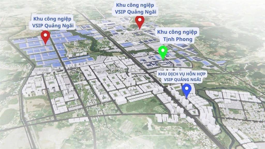 Lô góc cực đẹp vsip quảng ngãi  hướng nam + đông  đất nở hậu  vượng khí sinh tài.