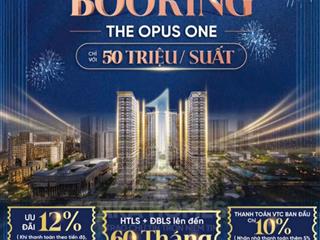 Booking 50tr cho căn hộ 3pn the opus os2 | sở hữu vị trí trung tâm, không gian đẳng cấp
