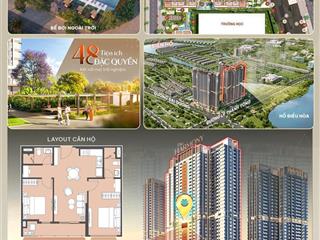 Căn 2pn vip nhất masteri lakeside, view hồ đón hoàng hôn, giá tốt với vốn tự có chỉ 900tr ký hdmb
