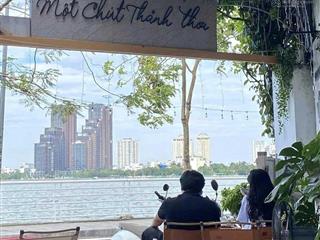Mặt phố trích sài  view ôm trọn hồ tây  75m2  2 mặt thoáng  5 tầng  vỉa hè  50.5 tỷ