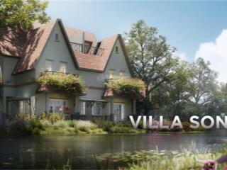 Biệt thự song lập giá tốt nhất đảo châu âu căn ev1605a ecopark vinh